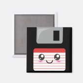 Aimant Disquette Kawaii (Recto/Verso)