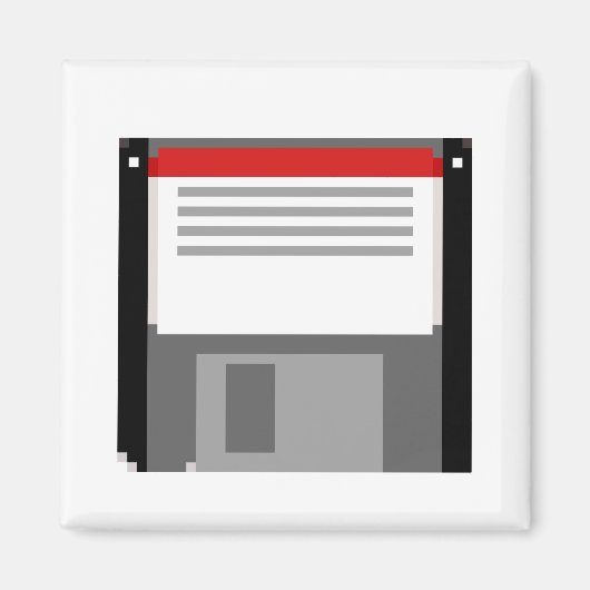 Aimant Disquette Pixel art (Devant)