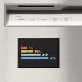 Aimant Distances de course II - 5K 10K 21K 42K Marathoner (In Situ (Lave-vaisselle))