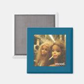 Aimant Distressed Doll Face Meme Premium (Recto/Verso)