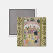 Aimant Disturbance by a madman at a social gathering, fro (Recto/Verso)