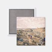 Aimant Ditch du Bastion du Mat, assiette de "Le Siège (Recto/Verso)