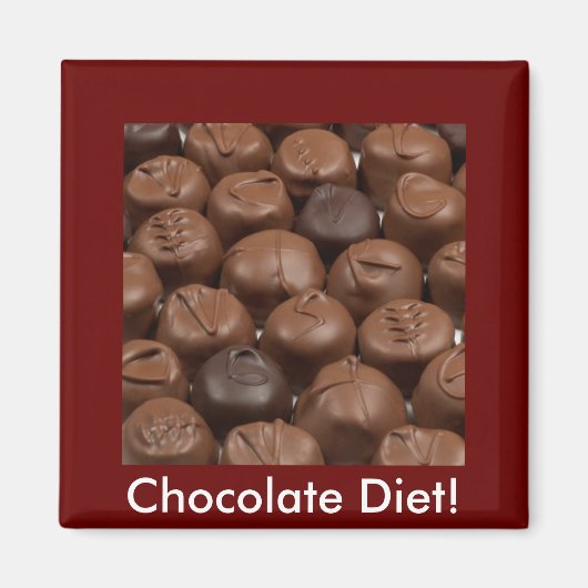 Aimant Dites-le avec du chocolat ! (Devant)