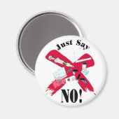 Aimant Dites non aux drogues (Recto/Verso)