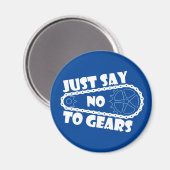 Aimant Dites Non Aux Engrenages (Recto/Verso)