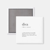 Aimant Diva Définition Signification Dictionnaire Art Déc (Recto/Verso)