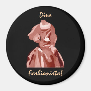 Aimant Diva Fashionista En Neutral