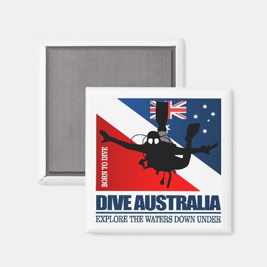 Aimant Dive Australia DF2 (Recto/Verso)
