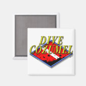 Aimant Dive Cozumel (Recto/Verso)