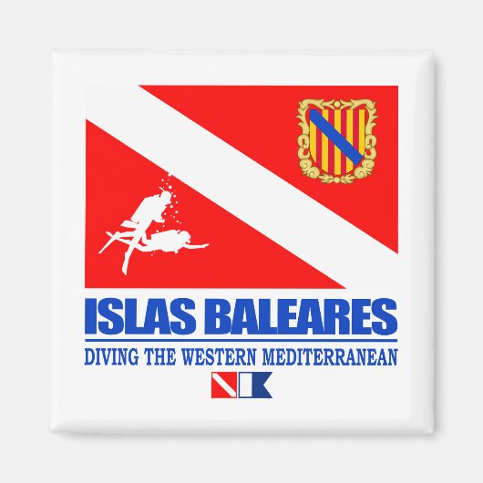 Aimant Dive Isla Baleares (Devant)