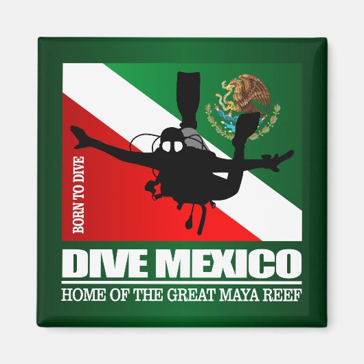 Aimant Dive Mexico DF2 (Devant)
