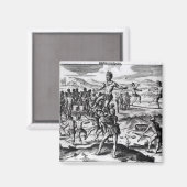 Aimant Divers jeux indiens, de 'Americae' (Recto/Verso)