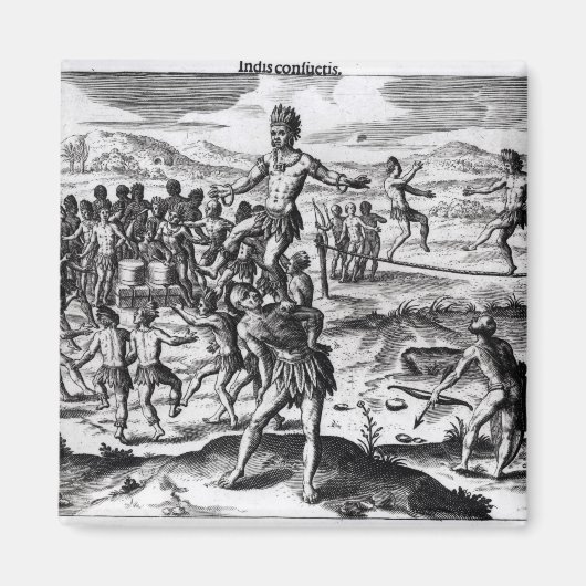 Aimant Divers jeux indiens, de 'Americae' (Devant)