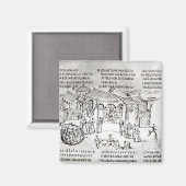 Aimant Diverses scènes illustrant un psaume (Recto/Verso)