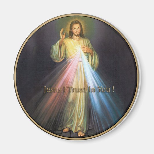 AIMANT DIVINE MERCY JESUS J'AI CONFIANCE EN VOUS (Devant)