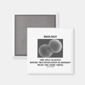 Aimant Division des sciences de la biologie Multiplicatio (Recto/Verso)