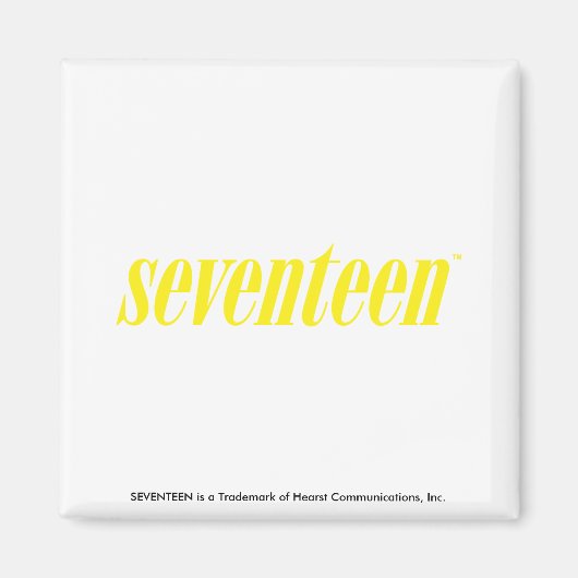 Aimant Dix-sept Logo Jaune (Devant)