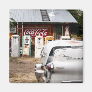 Aimant Dixon, Nouveau-Mexique, États-Unis. Voiture Vintag