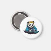 Aimant DJ Kawaii Panda (Recto/Verso)