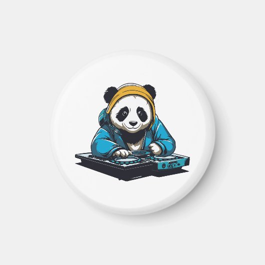 Aimant DJ Kawaii Panda (Devant)