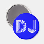 Aimant DJ vintage (Recto/Verso)
