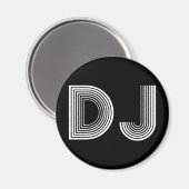 Aimant DJ vintage (Recto/Verso)