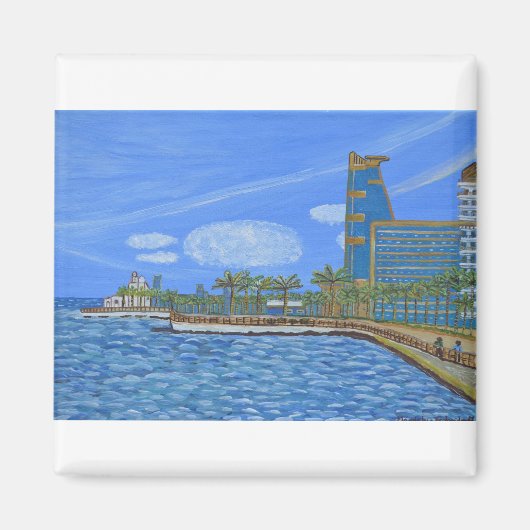 Aimant Djeddah arabie saoudite (Devant)