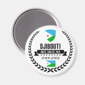 Aimant Djibouti (Recto/Verso)