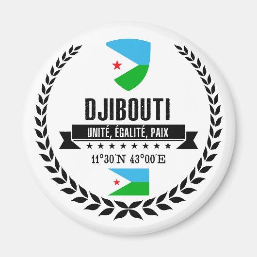 Aimant Djibouti (Devant)
