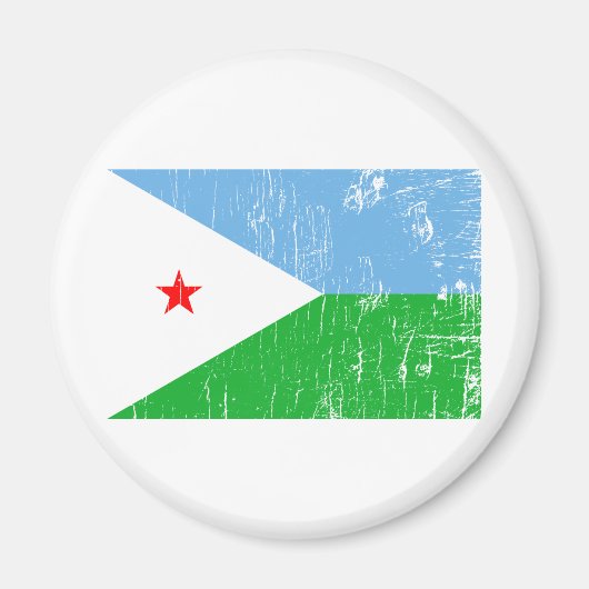 Aimant Djibouti vintage (Devant)