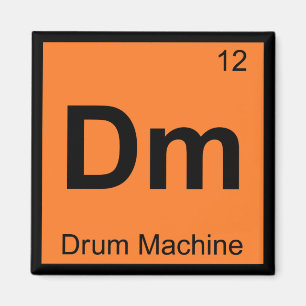 Aimant Dm - Machine à rythmes Chimie Symbole du tableau p