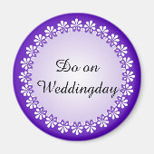 Aimant do-it-yourself - Ajouter votre propre texte : exem (Devant)