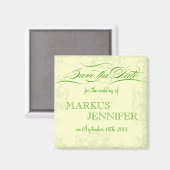 Aimant do-it-yourself mariage irlandais Enregistrer l'aim (Recto/Verso)