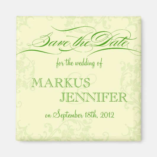 Aimant do-it-yourself mariage irlandais Enregistrer l'aim (Devant)