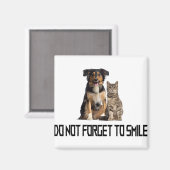 Aimant do not foret to smile (Recto/Verso)