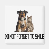 Aimant do not foret to smile (Devant)