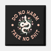 Aimant Do Not Harm Take No Funny Sarcastic Quotes Sarcasm (Devant)