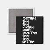 Aimant Do You Know The Muffin Man Dyktmm Nostalgia Funny  (Recto/Verso)