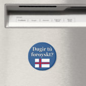 Aimant Do you speak faroese ? Flag (In Situ (Lave-vaisselle))