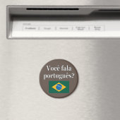 Aimant Do you speak portuguese ? Flag (In Situ (Lave-vaisselle))