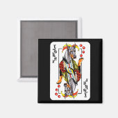 Aimant Doberman Black Joker (Recto/Verso)