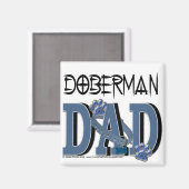 Aimant Doberman DAD (Recto/Verso)