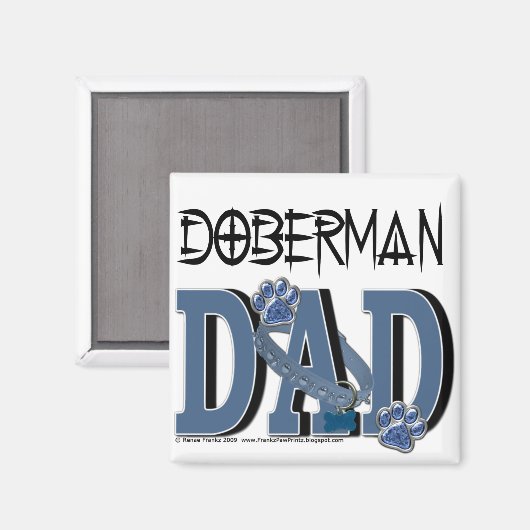 Aimant Doberman DAD (Recto/Verso)