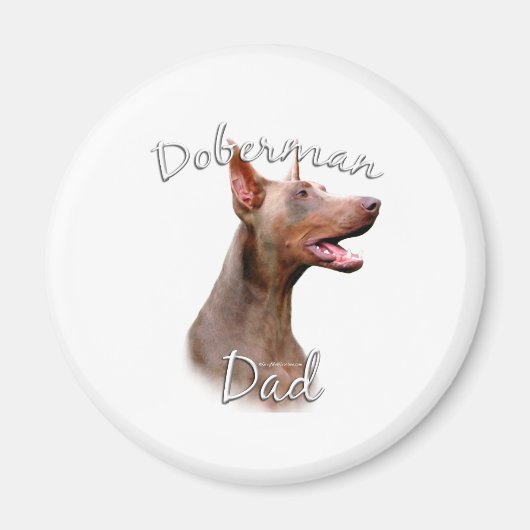 Aimant Doberman Pinscher (Isabella) Papa 2 (Devant)