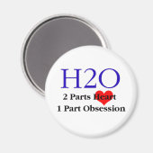 Aimant d'obsession de nage (Recto/Verso)