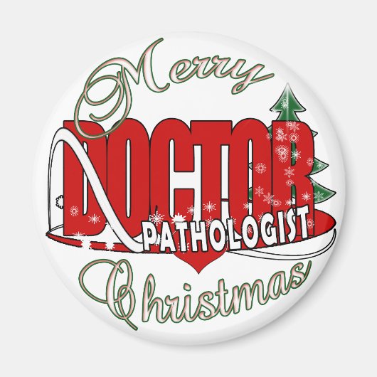 AIMANT DOCTEUR DE PATHOLOGISTE DE NOËL (Devant)