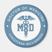 Aimant Docteur en médecine sur mesure Docteur en médecine (Devant)