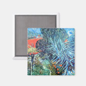 Aimant Docteur Gachet's Garden, Auvers par Vincent van Go (Recto/Verso)