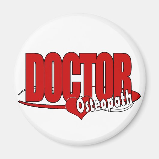 AIMANT DOCTEUR OSTEOPATH DE LOGO (Devant)