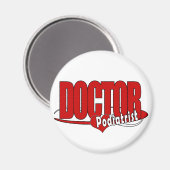 AIMANT DOCTEUR PODIATRIST DE LOGO (Recto/Verso)